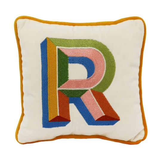 Monogram R Pillow by Ashland&#xAE;